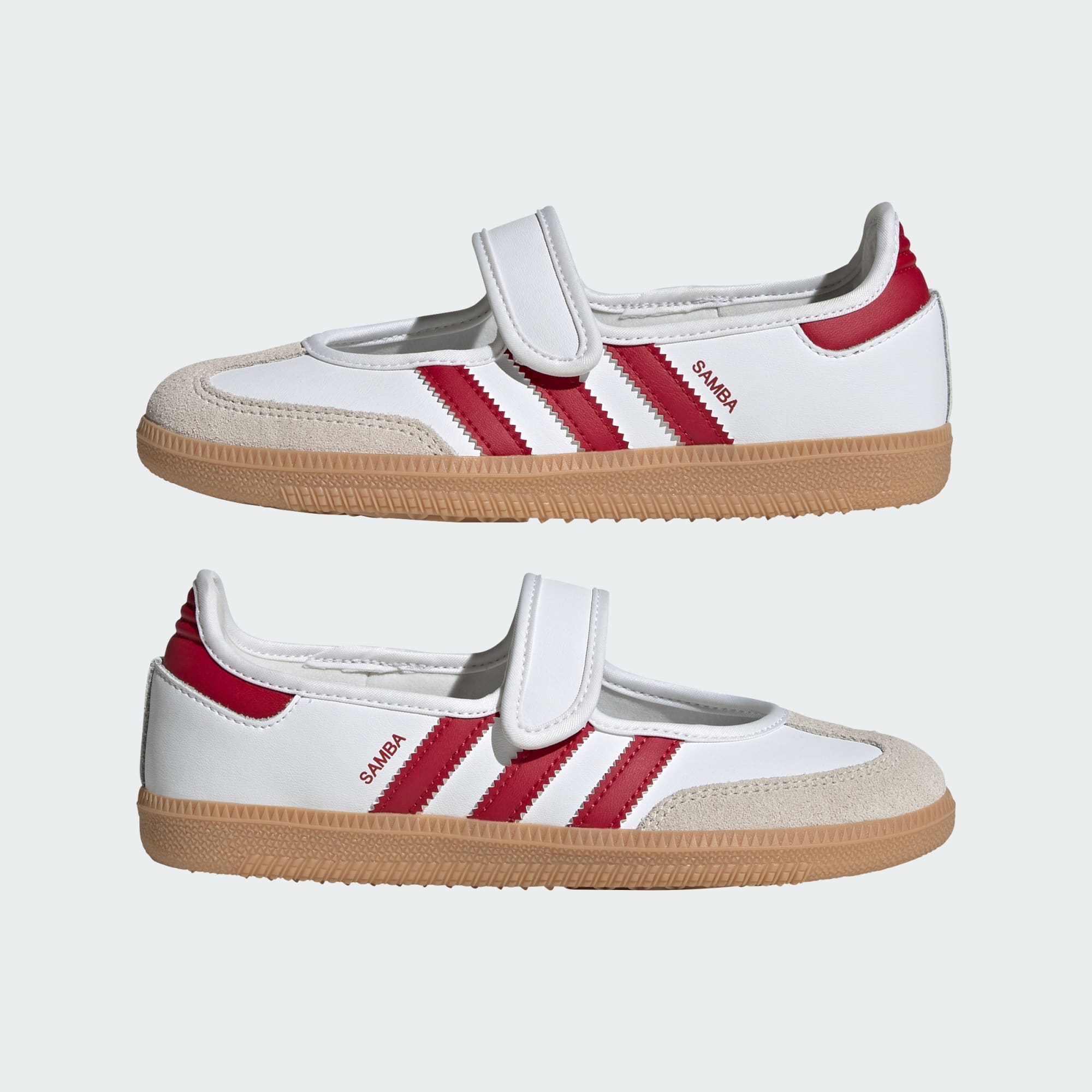 Samba Jane Schuh Kinder – Cloud White / Team Victory Red / Gum – KJ2658