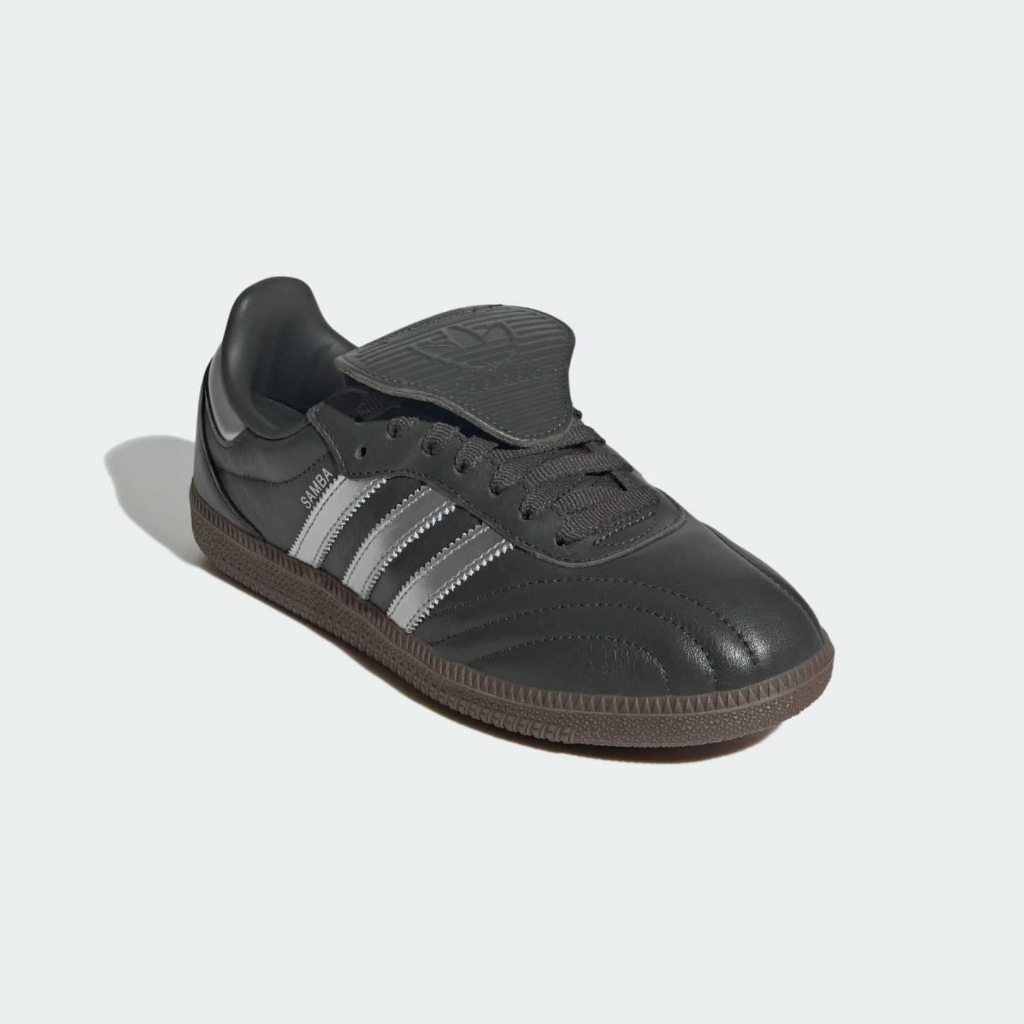 Samba LT Schuh – Legend Earth / Silver Metallic / Gum – JP6144