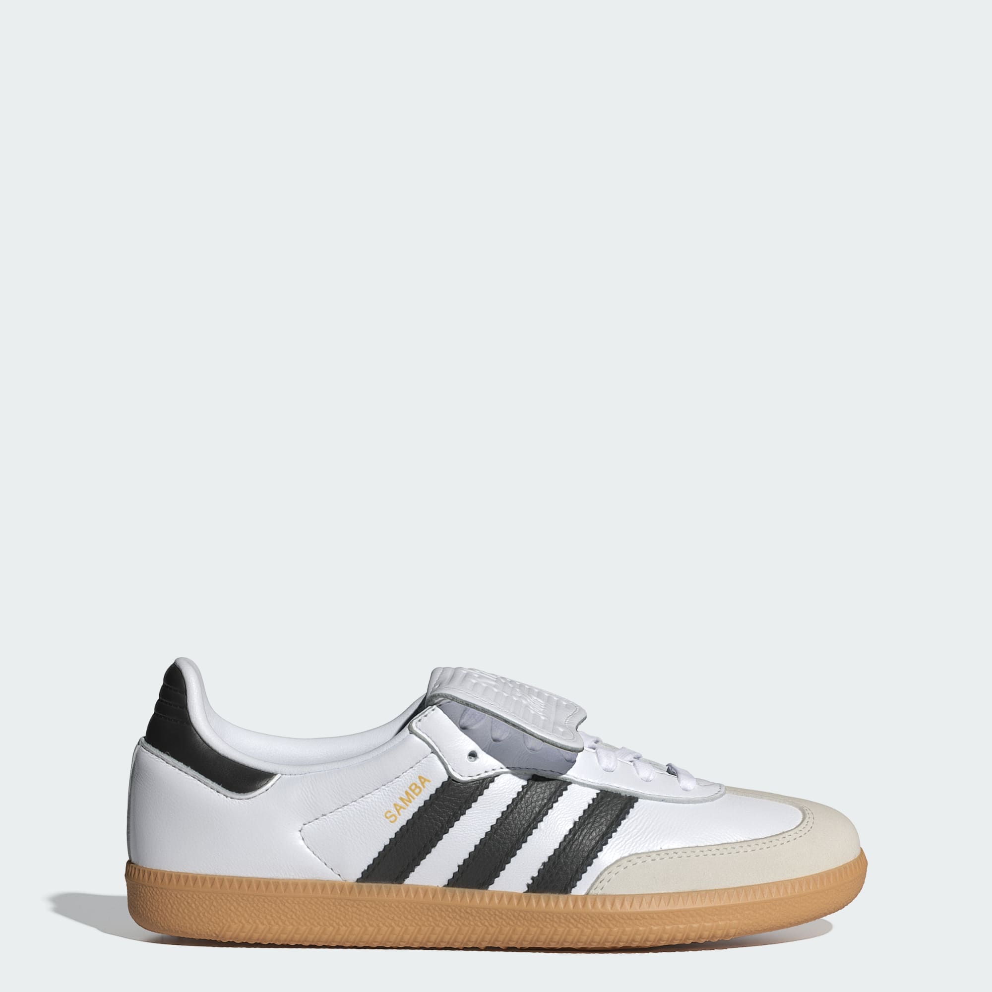 Samba LT Schuh – Cloud White / Core Black / Gold Metallic – IG4279