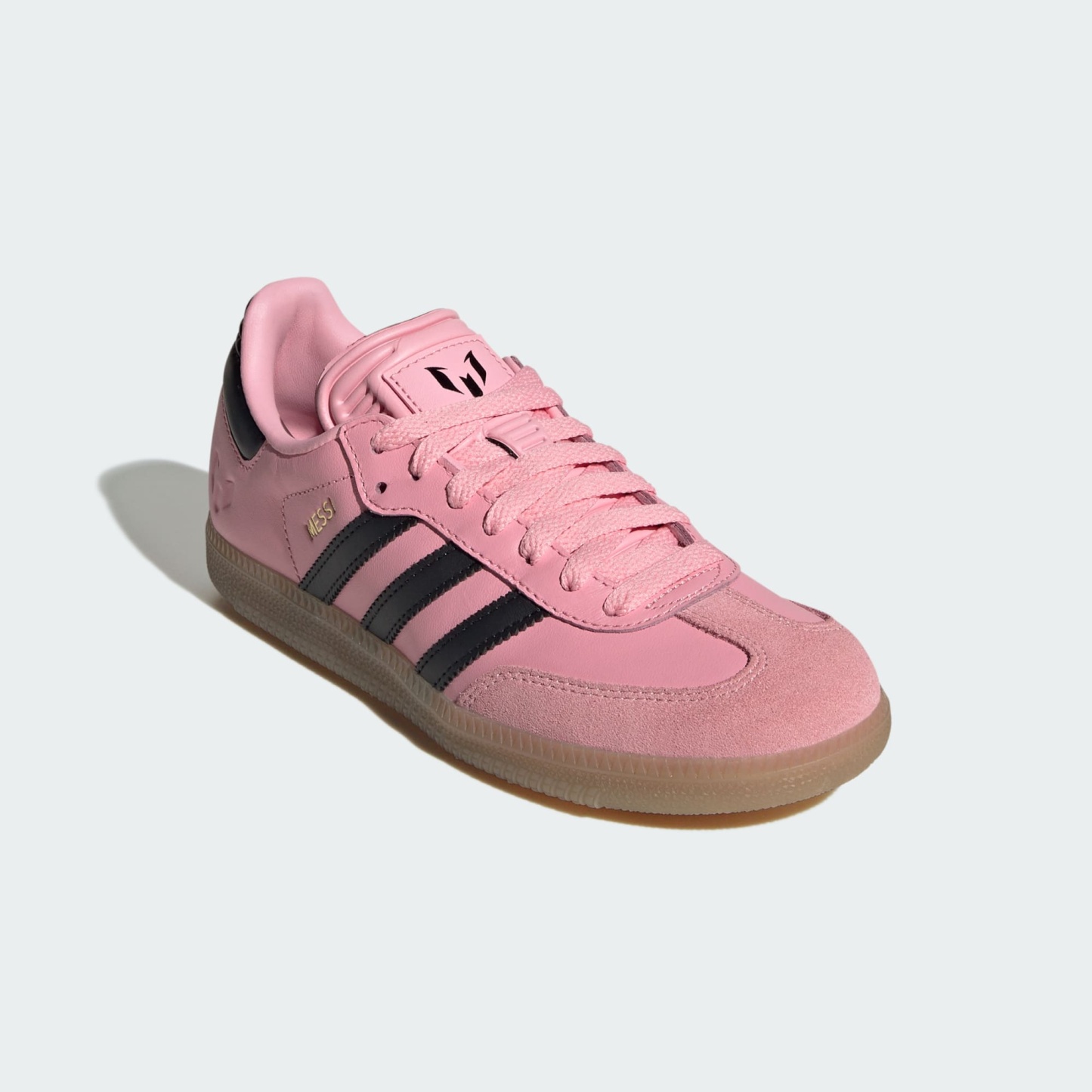 Samba Messi Kids Schuh – Light Pink / Core Black / Gum – JR0424