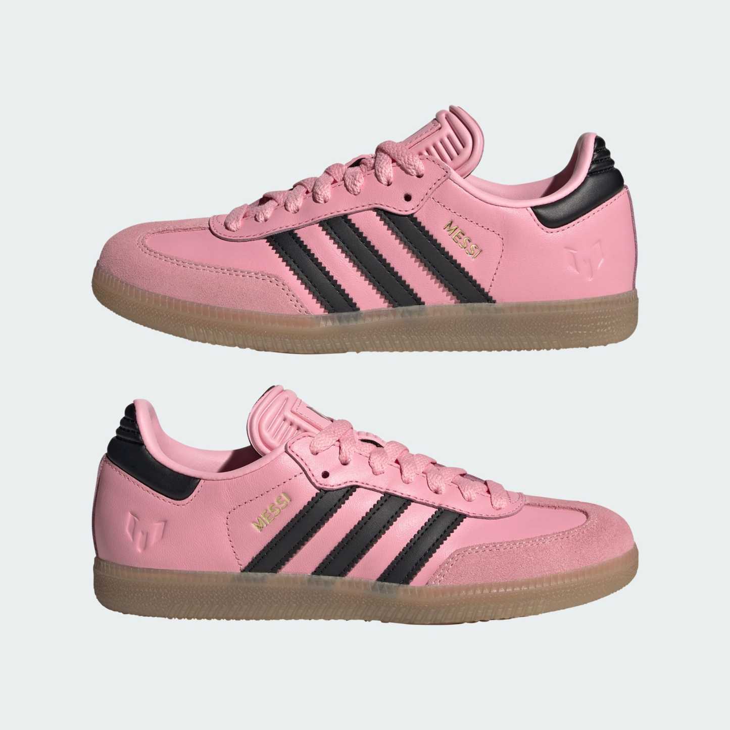 Samba Messi Kids Schuh – Light Pink / Core Black / Gum – JR0424