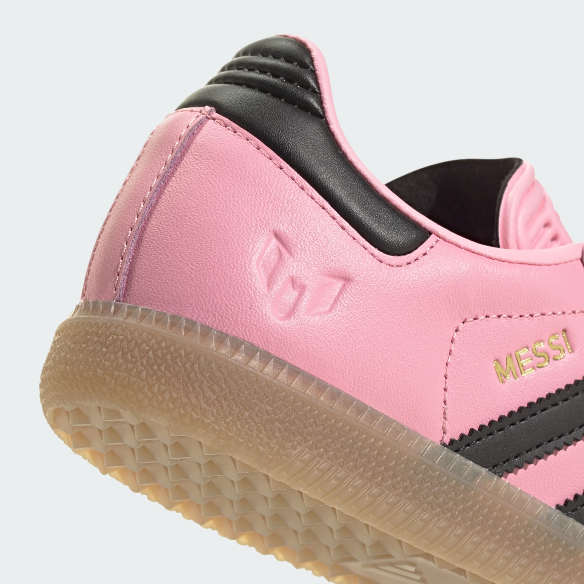Samba Messi Kids Schuh – Light Pink / Core Black / Gum – JR0424
