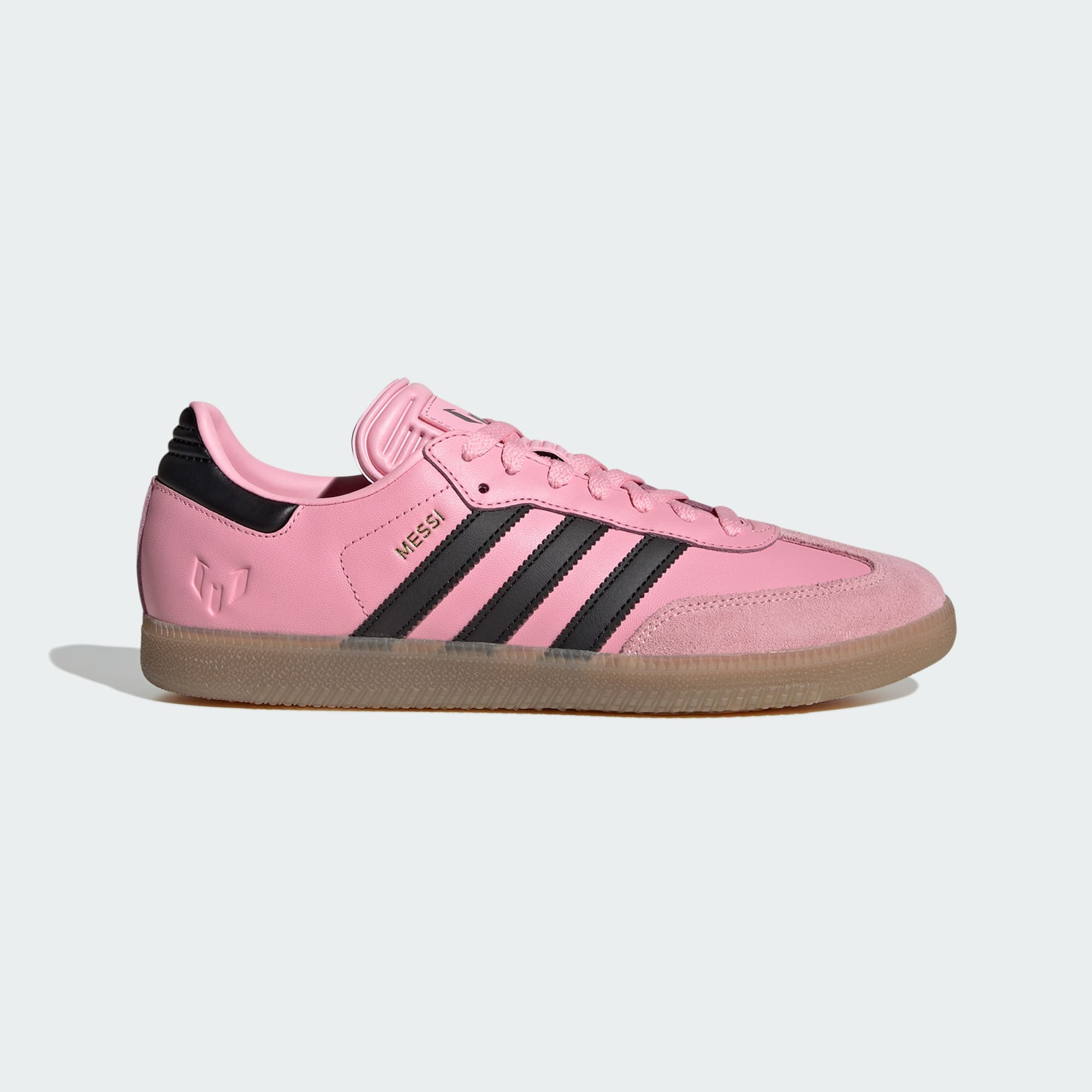 Samba Messi Schuh – Light Pink / Core Black / Gum – JP7844