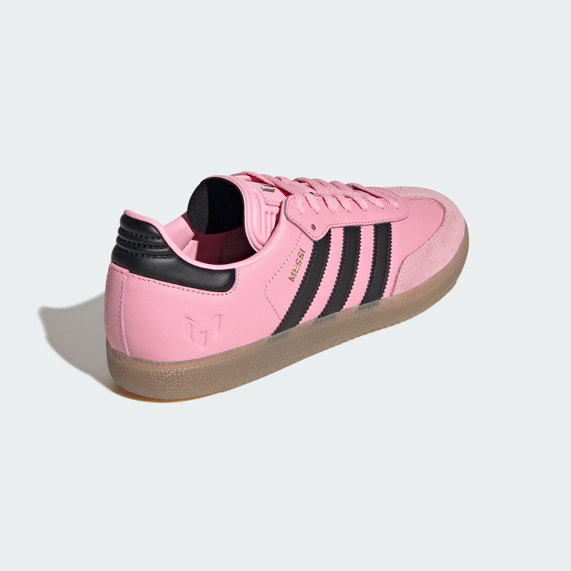 Samba Messi Schuh – Light Pink / Core Black / Gum – JP7844