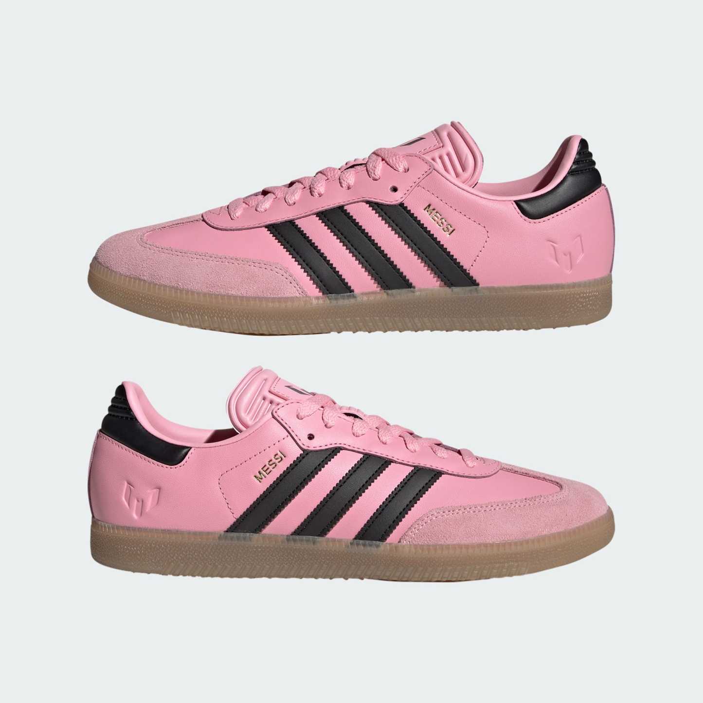 Samba Messi Schuh – Light Pink / Core Black / Gum – JP7844
