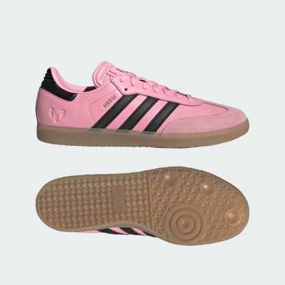 Samba Messi Schuh – Light Pink / Core Black / Gum – JP7844