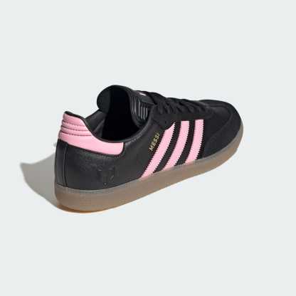 Samba Messi Schuh – Core Black / Gold Metallic / Gum – JP7845