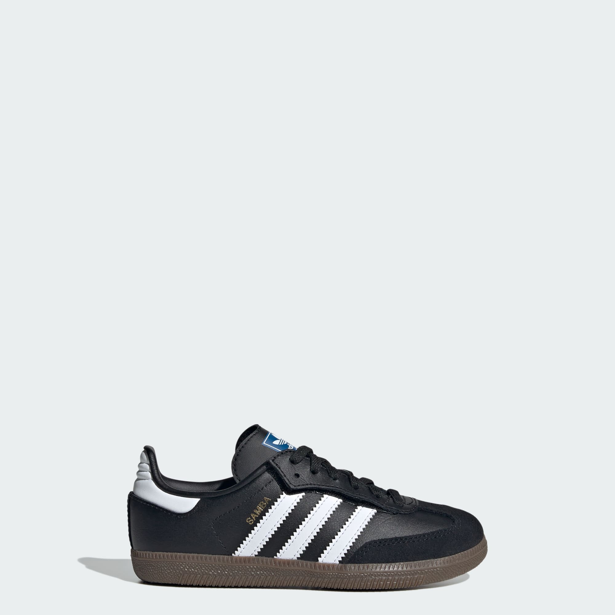 Samba OG Comfort Closure Elastic Lace Kids Schuh – Core Black / Cloud White / Gum – JQ6390