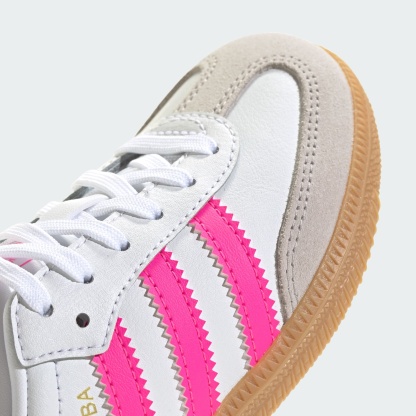 Samba OG Kids Schuh – Cloud White / Lucid Pink / Gum – JQ2827