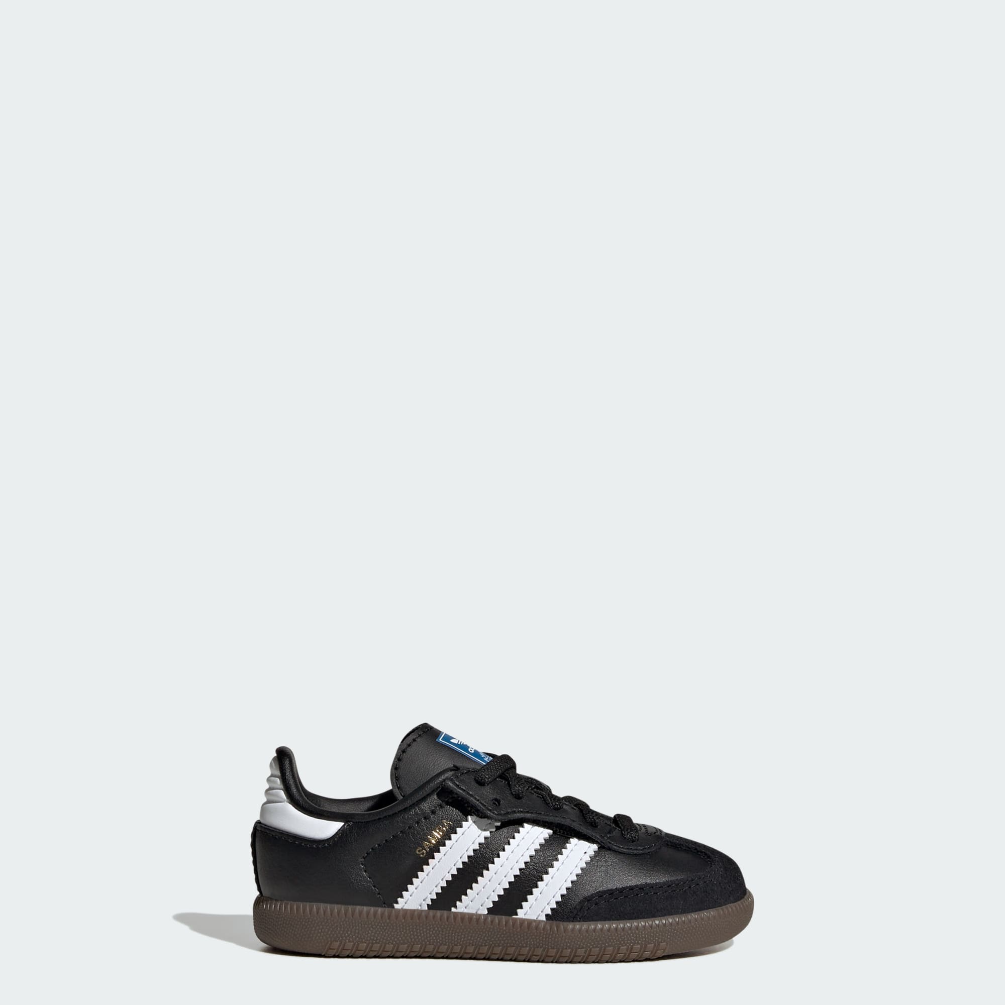 Samba OG Kids Schuhe, Komfortverschluss, elastische Schnürsenkel – Cloud White / Core Black / Gum – JQ3192