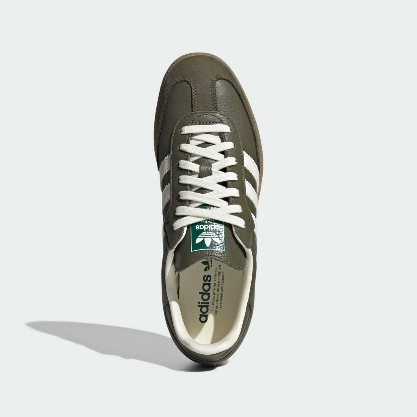 SAMBA OG SCHUH – Medium Dark Khaki / Off White / Gum – JR0890