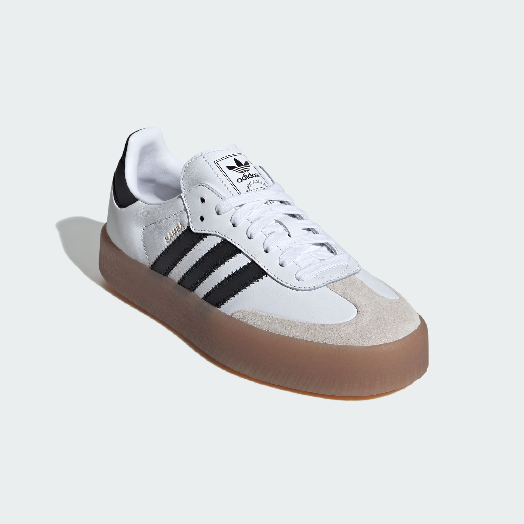 Sambae Schuh – Cloud White / Core Black / Gold Metallic – JI1349