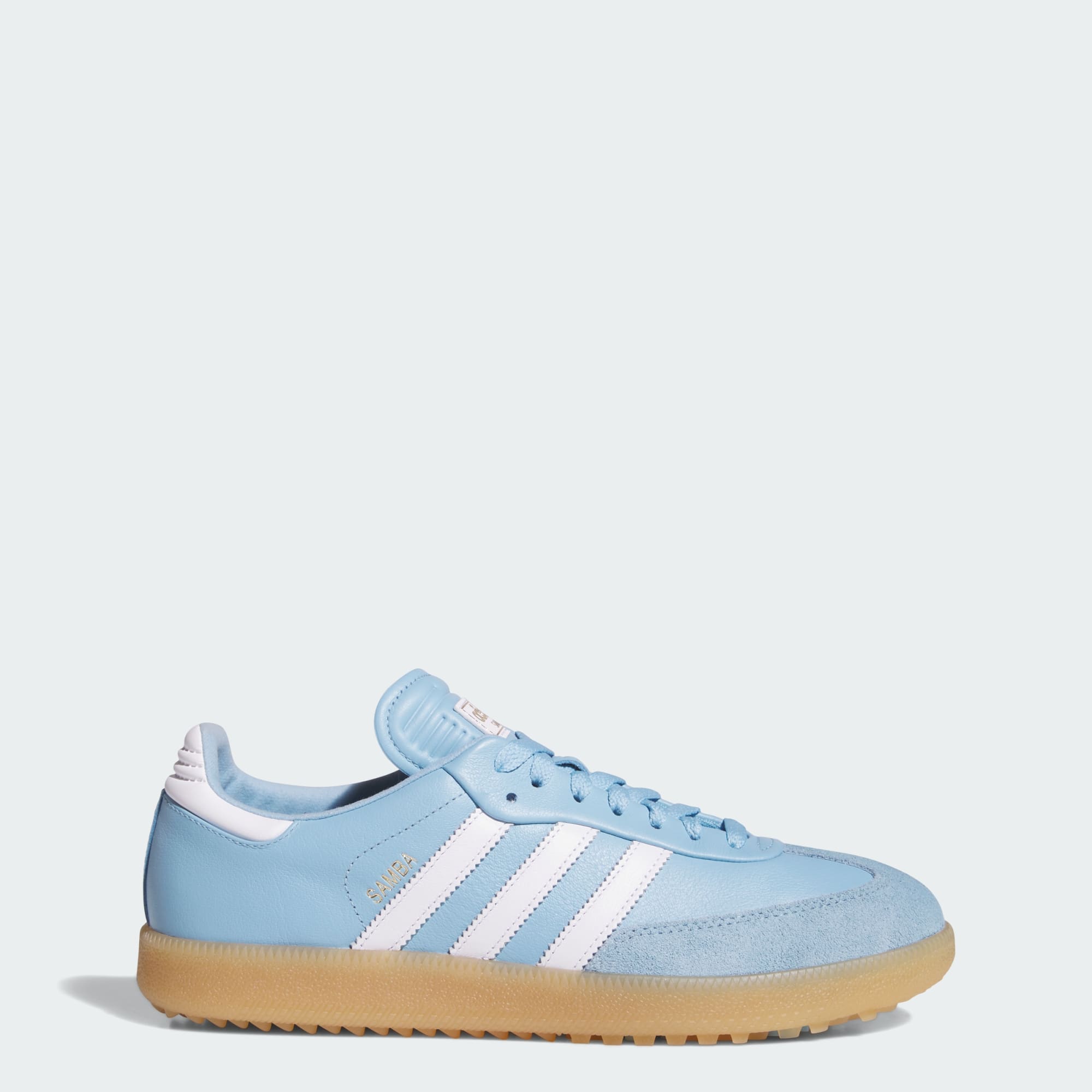 Samba Spikeless Golfschuh – Clear Blue / Cloud White / Gum – KJ5431