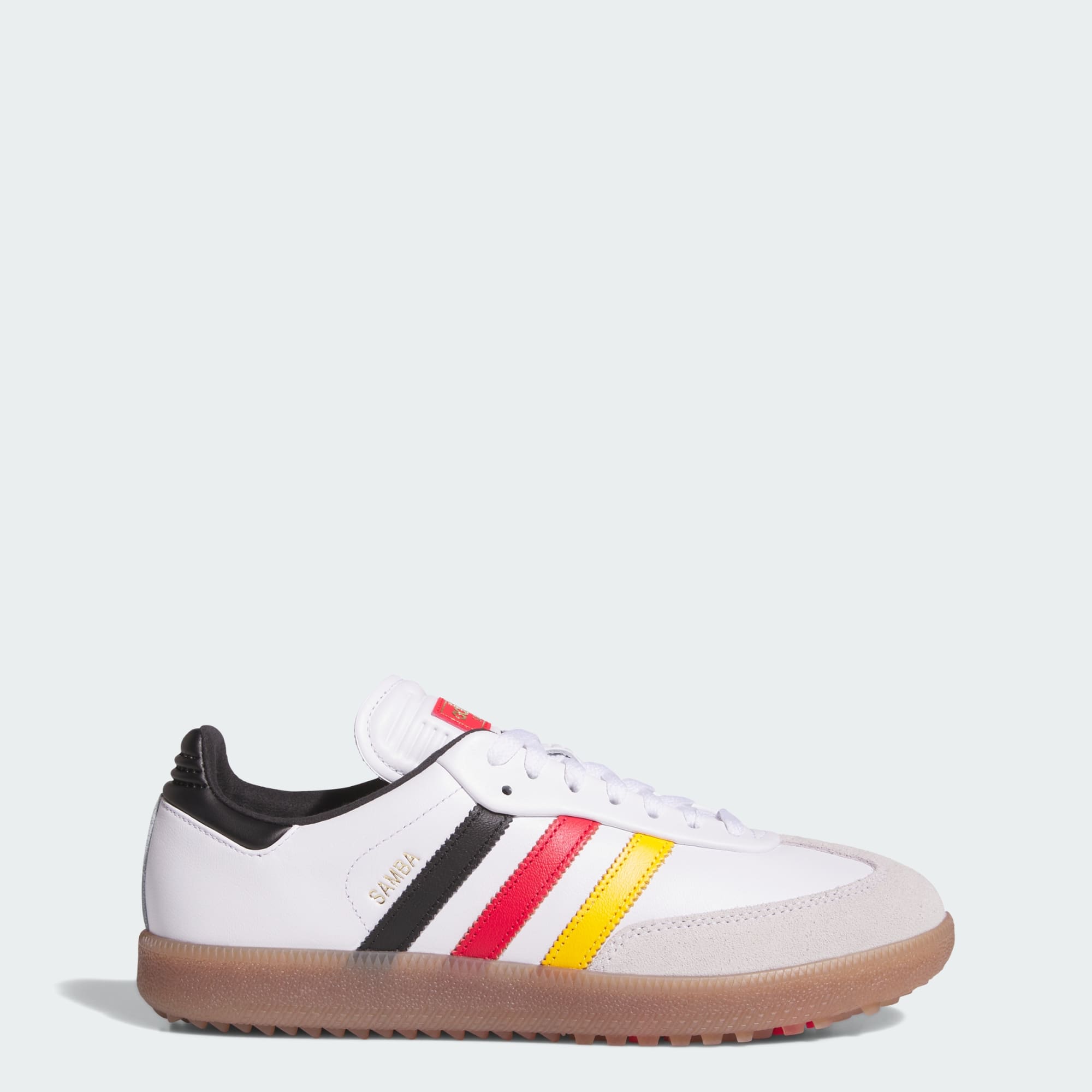 Samba Spikeless Golfschuh – Cloud White / Pure Ruby / Core Black – KJ8224