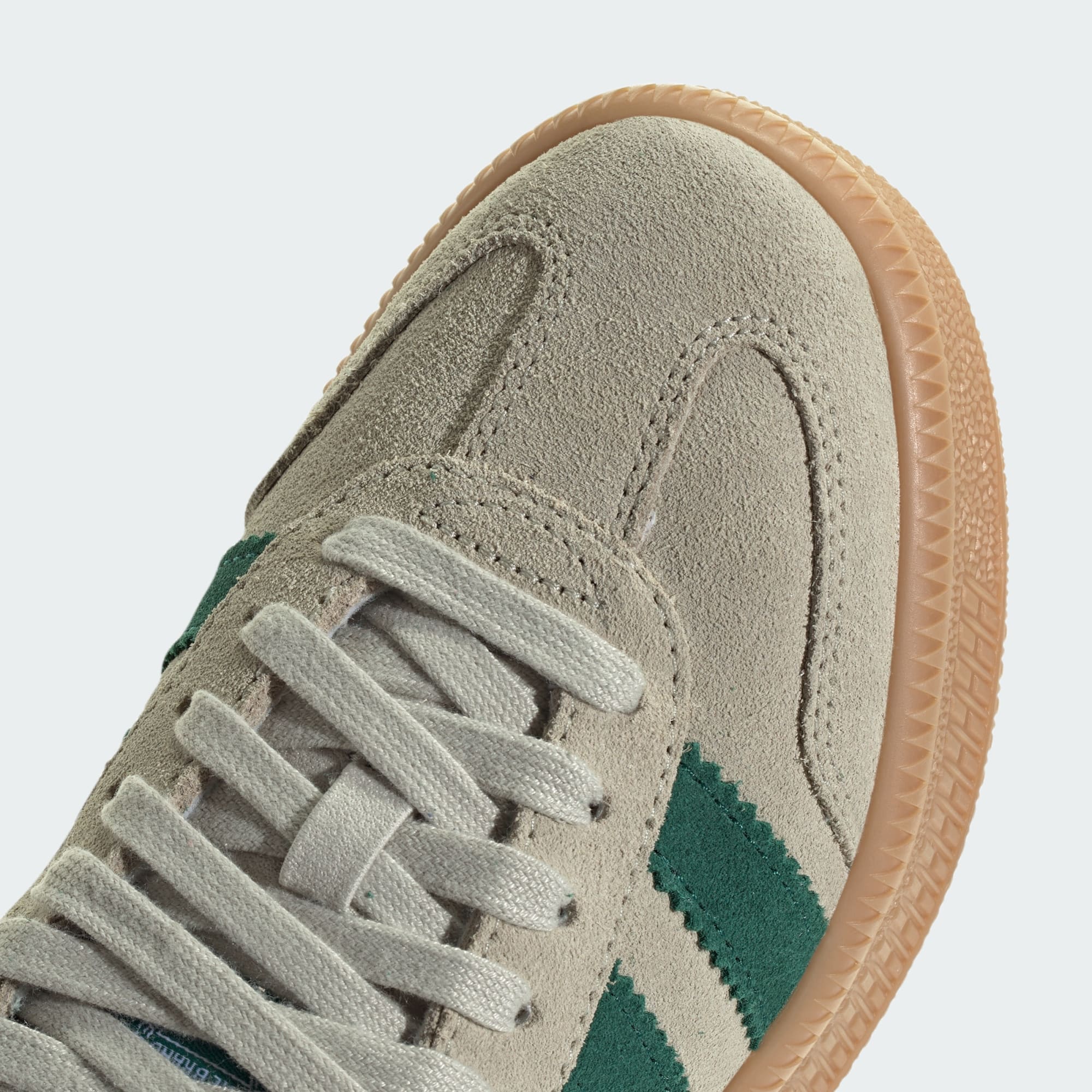 Samba XLG Kids Schuh – Putty Grey / Collegiate Green / Gum – JQ9886
