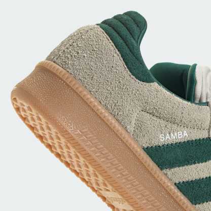 Samba XLG Schuh – Putty Grey / Collegiate Green / Gum – JI3197