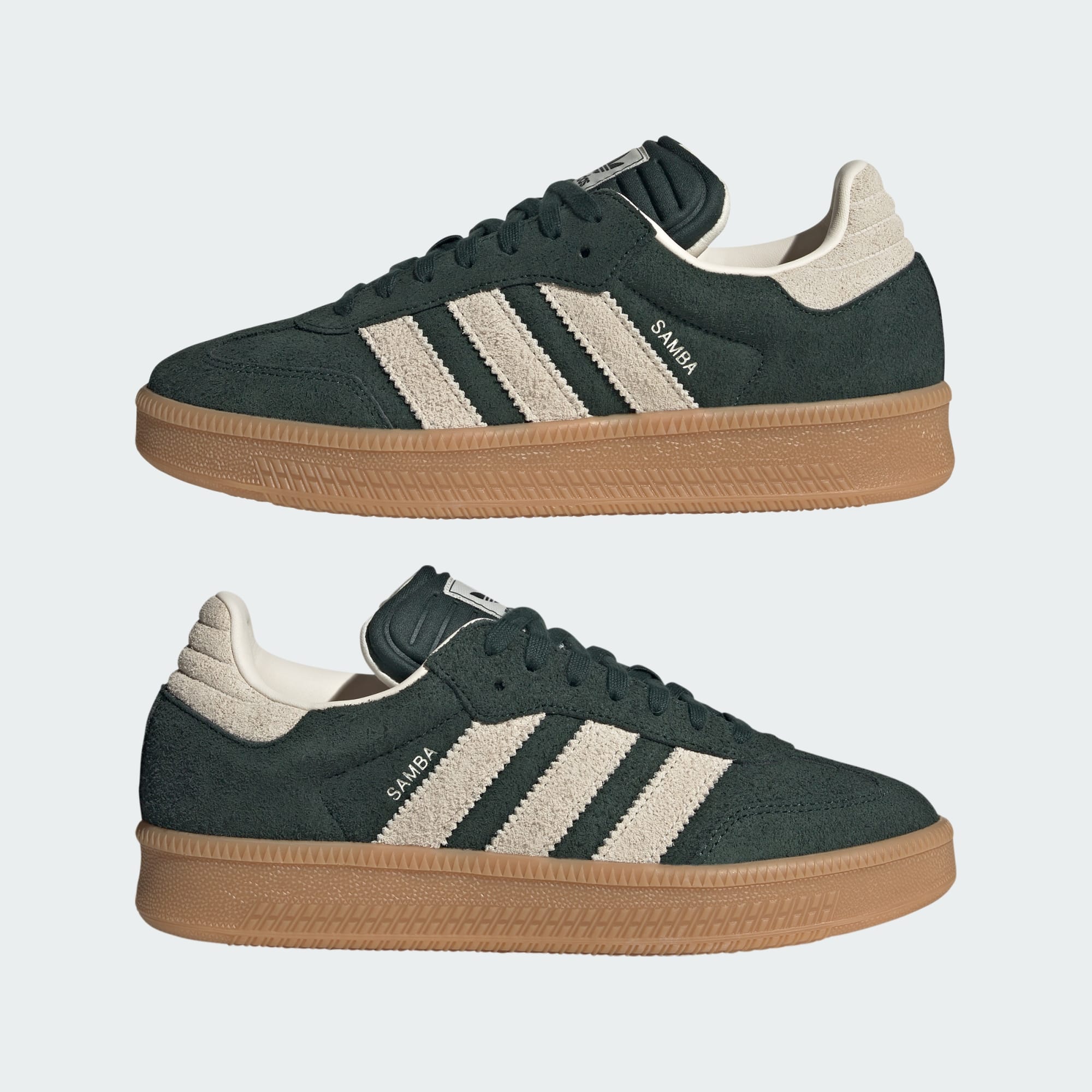 Samba XLG Schuh – Shadow Green / Chalk White / Gum – JI3198