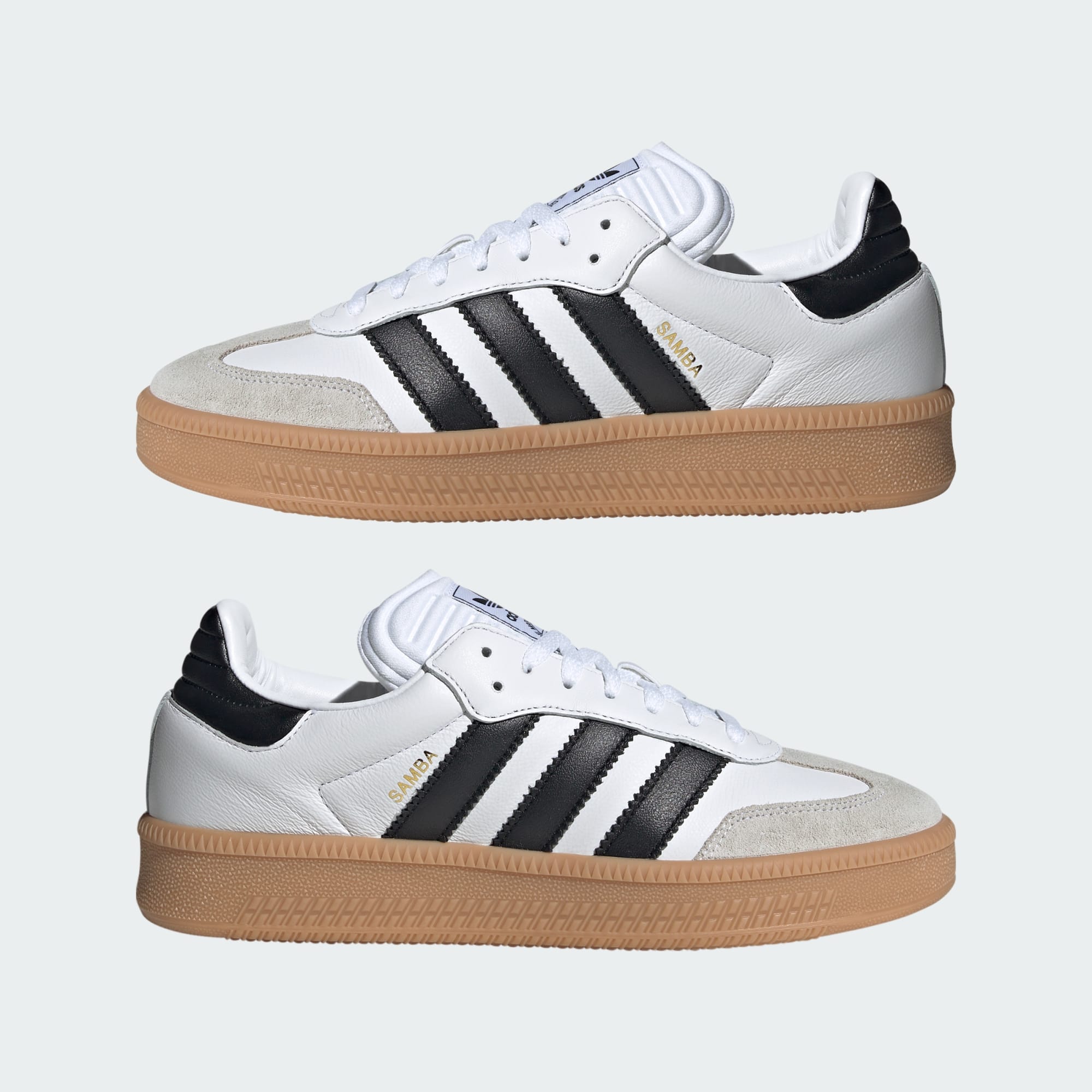 Samba XLG Schuh – Cloud White / Core Black / Gum – IE1377