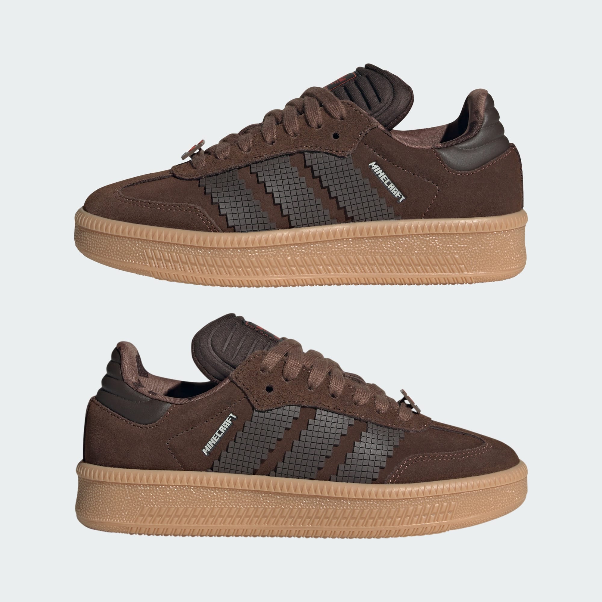 Samba XLG X Minecraft Kids Schuh – Brown / Dark Brown / Trace Brown – JQ8934