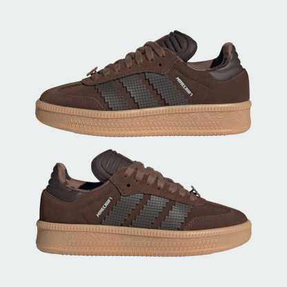 Samba XLG X Minecraft Kids Schuh – Brown / Dark Brown / Trace Brown – JQ8934