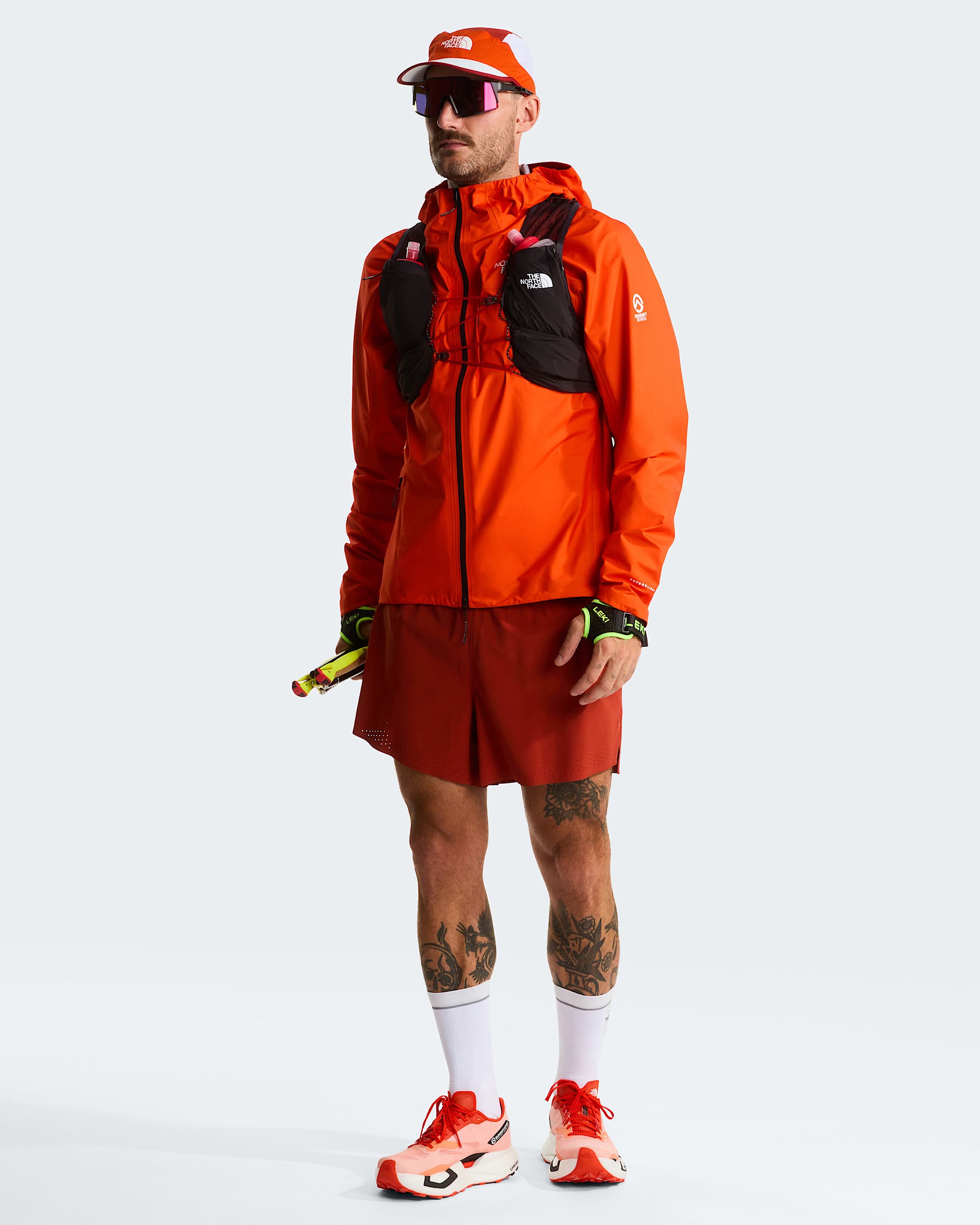 Summit VECTIV™ Pro 3 Trailrunning-Schuhe – Citrus Rust-Lava Red