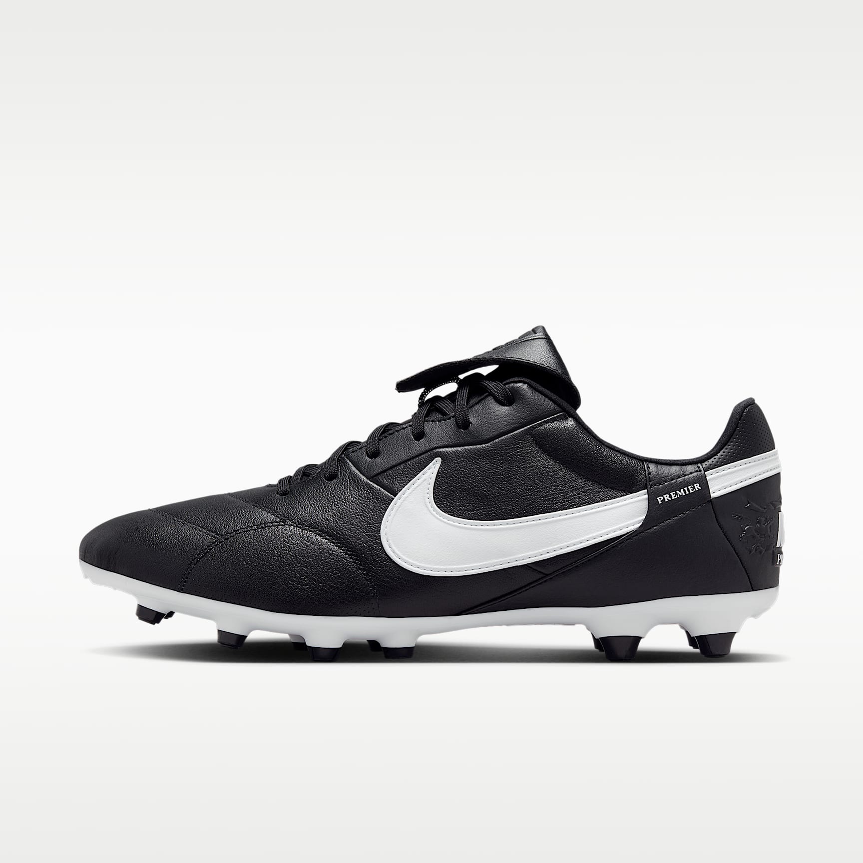 Nike Premier 3 FG Low-Top Fußballschuh – Schwarz/Weiß