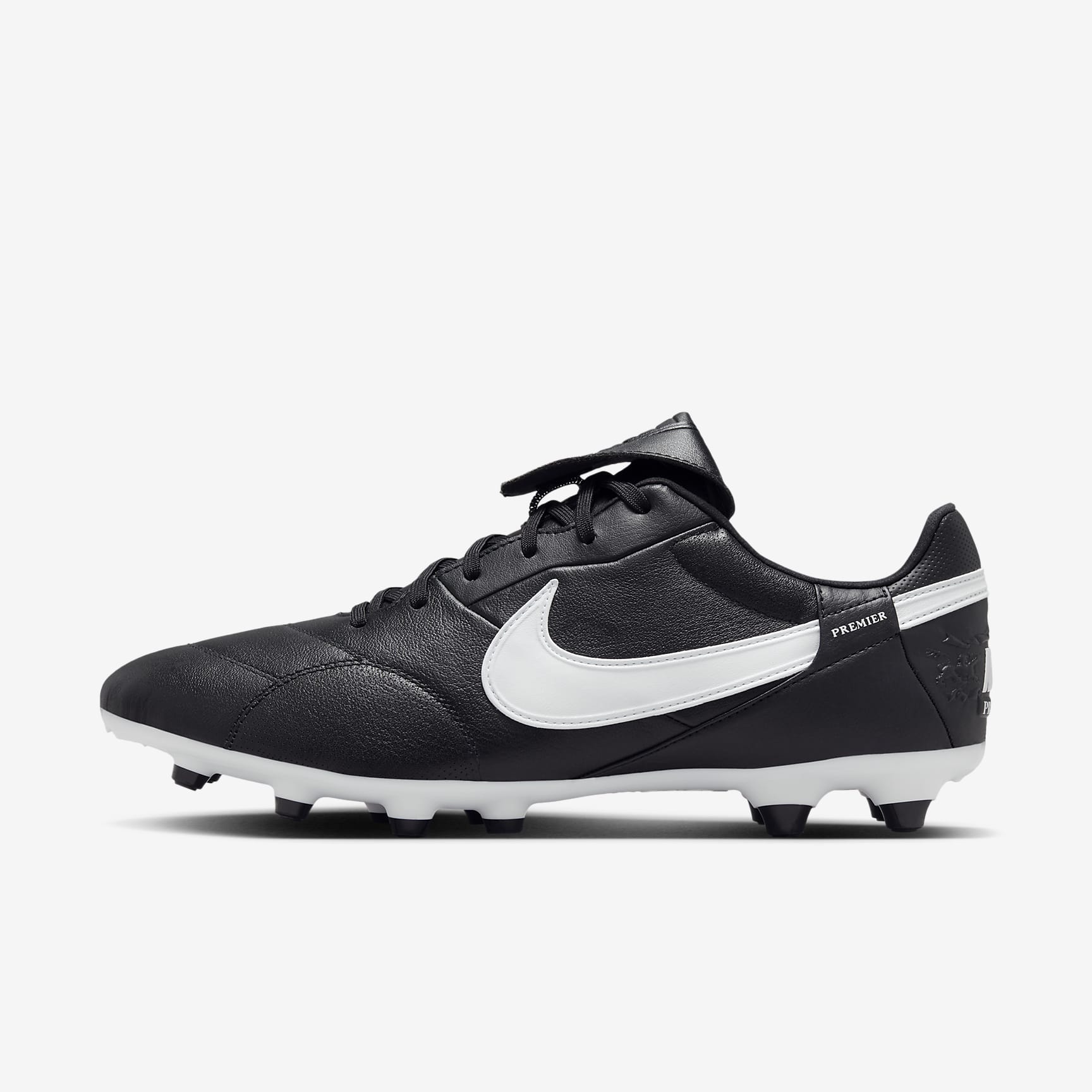 Nike Premier 3 FG Low-Top Fußballschuh – Schwarz/Weiß