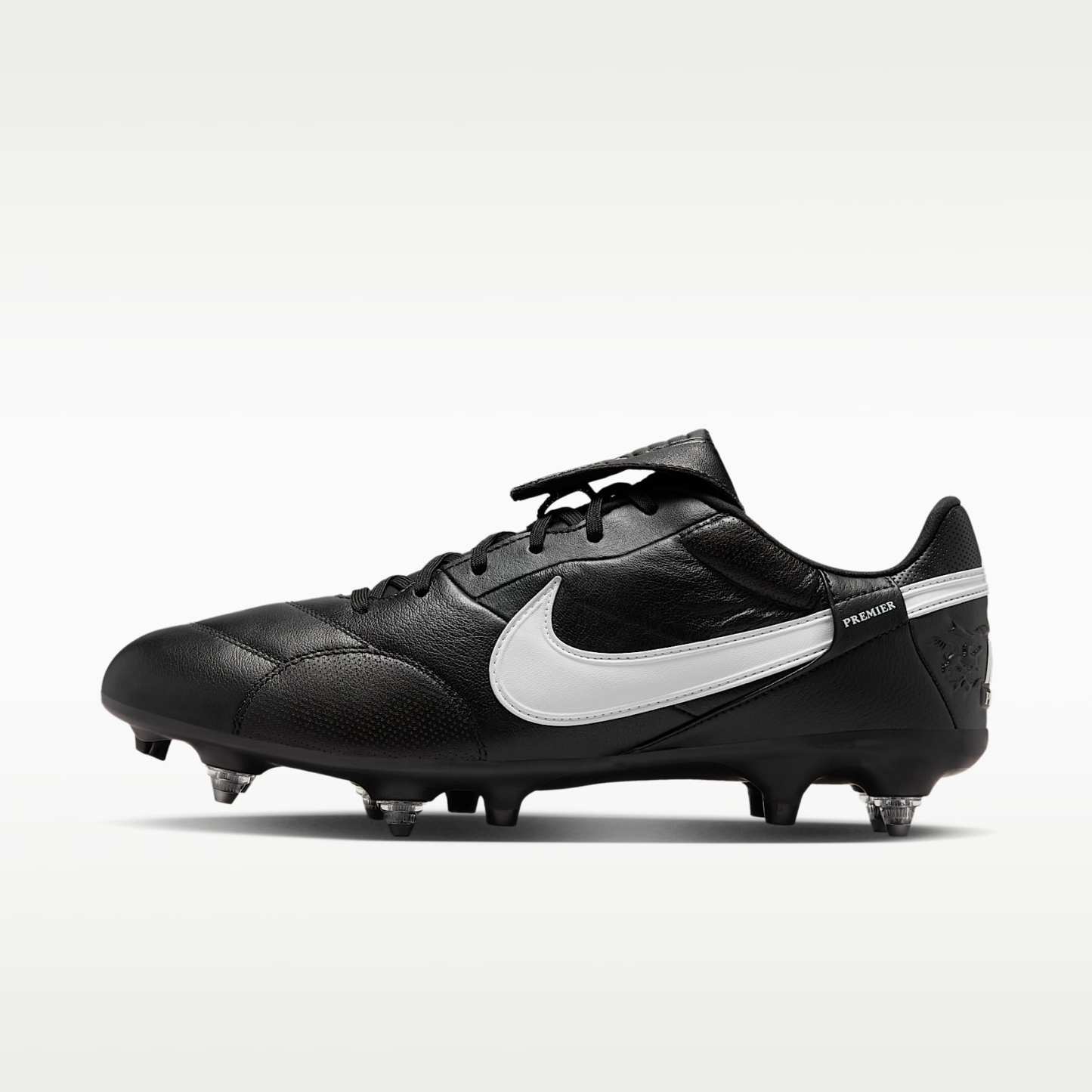 Nike Premier 3 SG-Pro Low-Top-Fußballschuh – Schwarz/Weiß