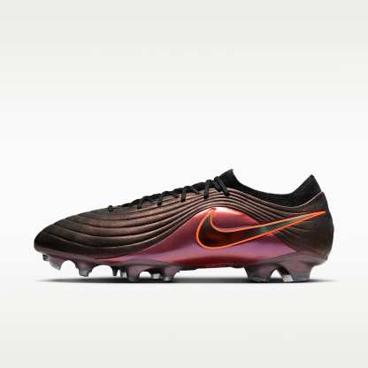 Nike Tiempo Maestro Elite LV8 Low Top Fußballschuh für normalen Rasen – Schwarz/Hyper Crimson/Laser Orange