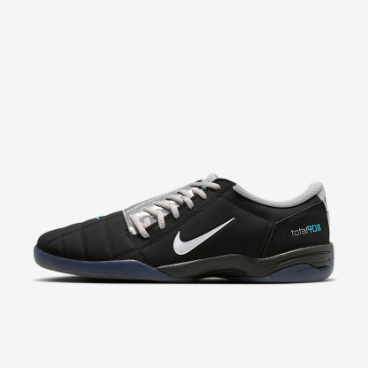 Nike Total 90 Fußballschuh – Schwarz/Gamma Blue/Metallic Silver