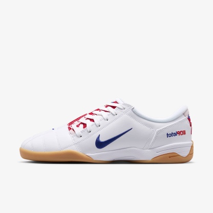 Nike Total 90 Checkered Herrenschuh – Weiß/University Red/Gum Yellow/Deep Royal Blue