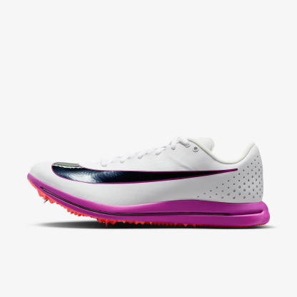Nike Triple Jump Elite 3 Sprung-Spike für Leichtathletik – Weiß/Hyper Turquoise/Bright Crimson/Obsidian