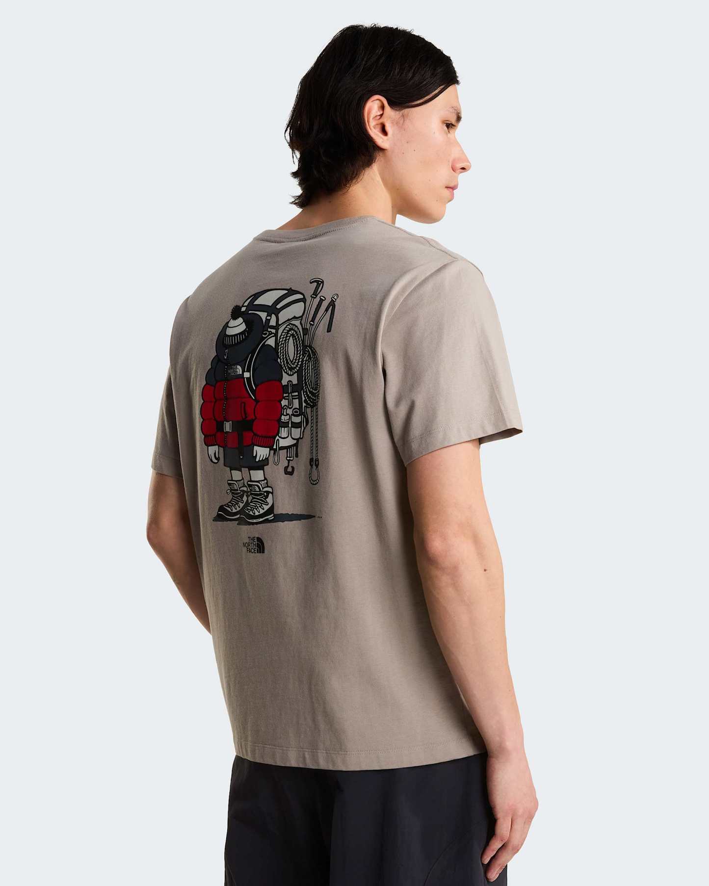 Unisex Gear Up Get Out Grafik T-Shirt – Stone Slab