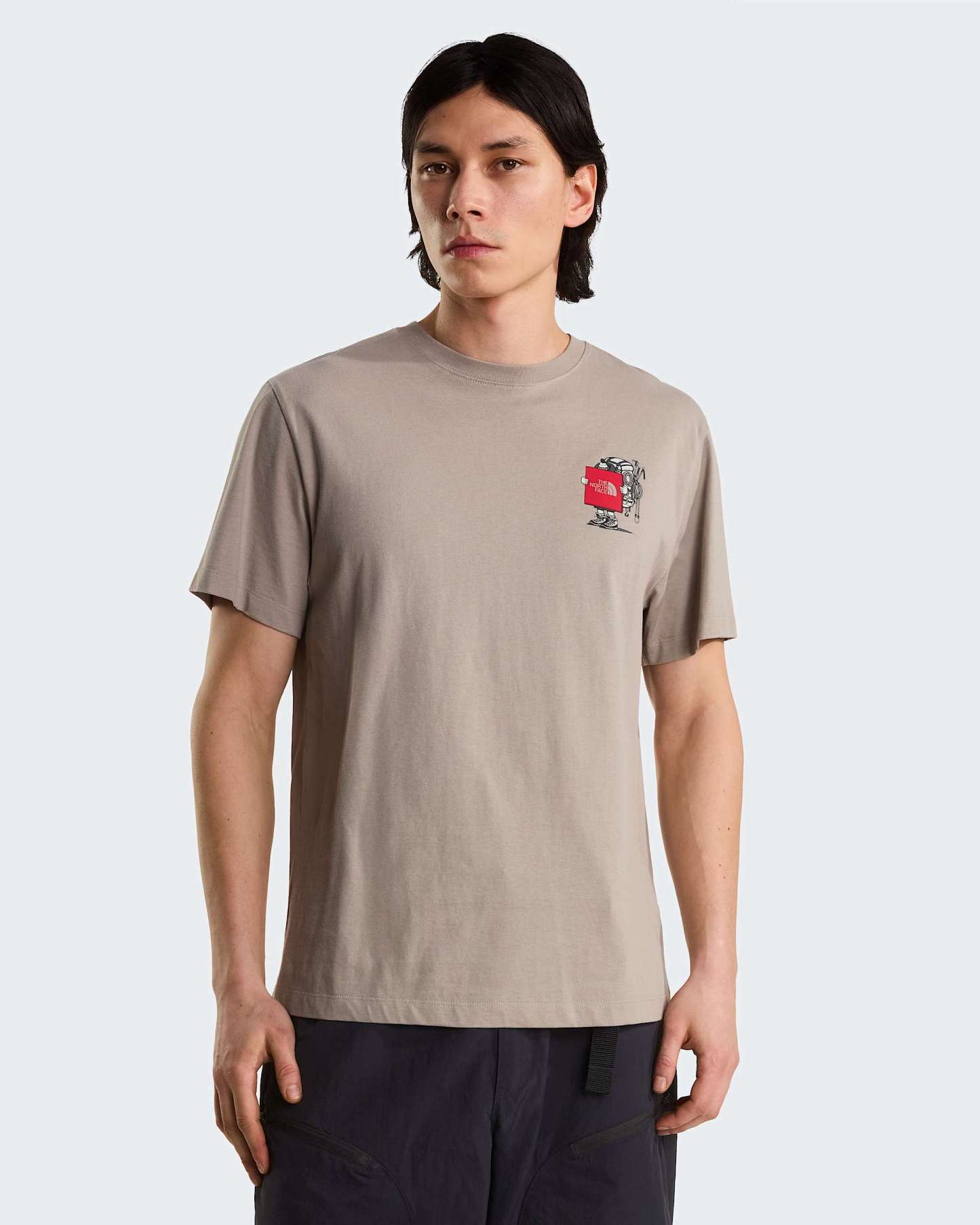Unisex Gear Up Get Out Grafik T-Shirt – Stone Slab