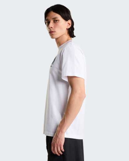 Unisex Gear Up Get Out Grafik T-Shirt – TNF White
