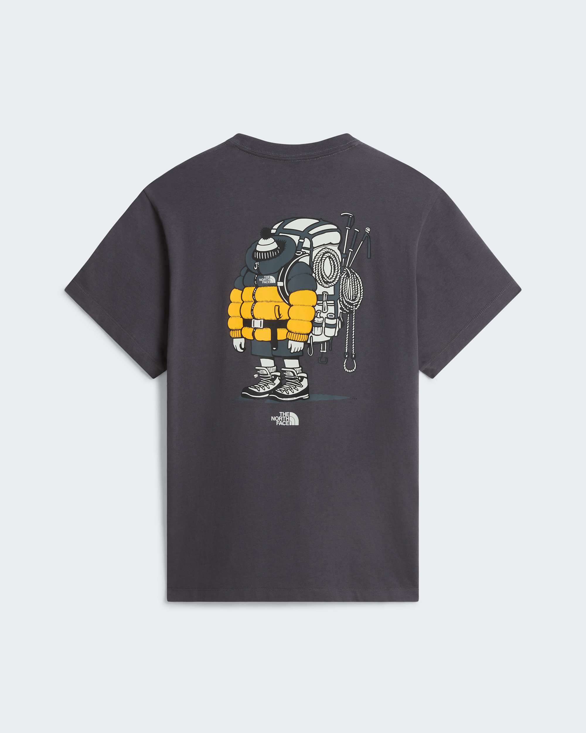 Unisex Gear Up Get Out Grafik T-Shirt – Anthracite Grey