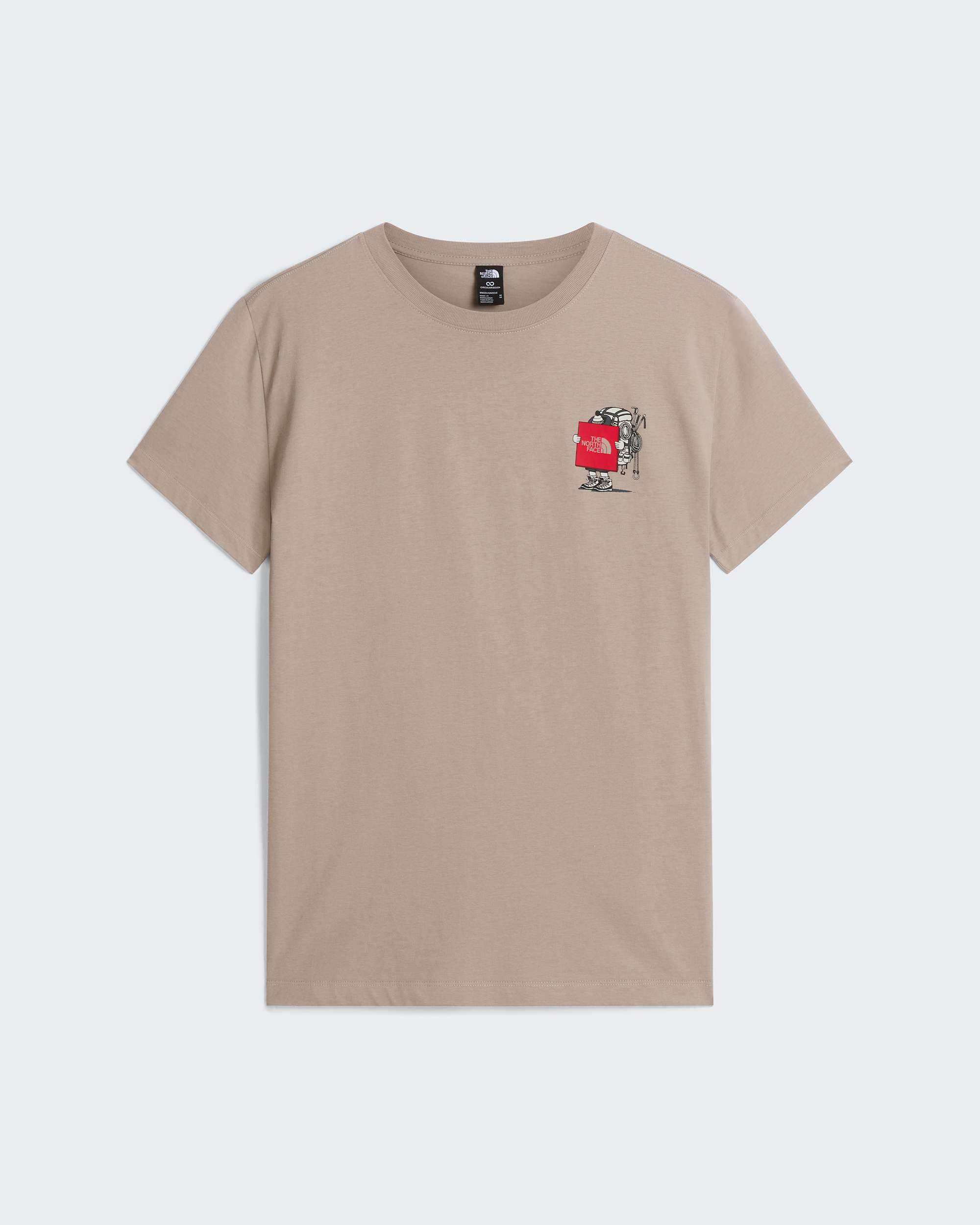 Unisex Gear Up Get Out Grafik T-Shirt – Stone Slab