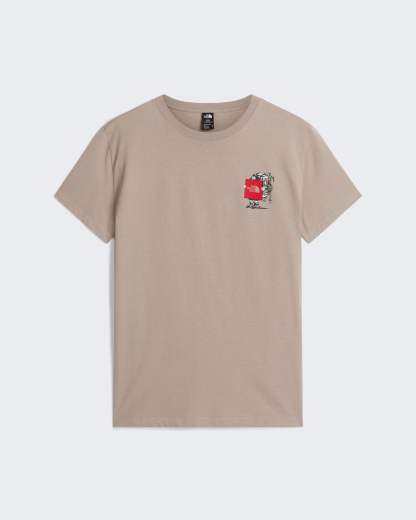 Unisex Gear Up Get Out Grafik T-Shirt – Stone Slab