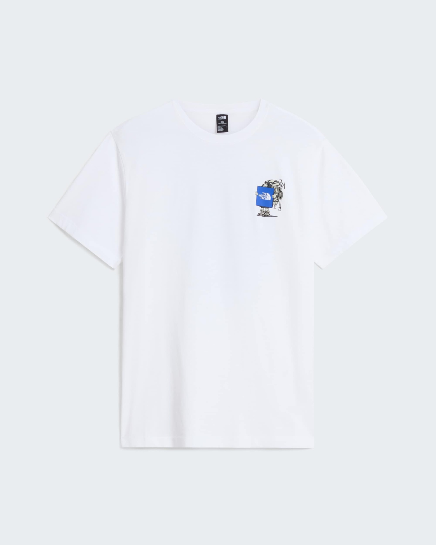 Unisex Gear Up Get Out Grafik T-Shirt – TNF White