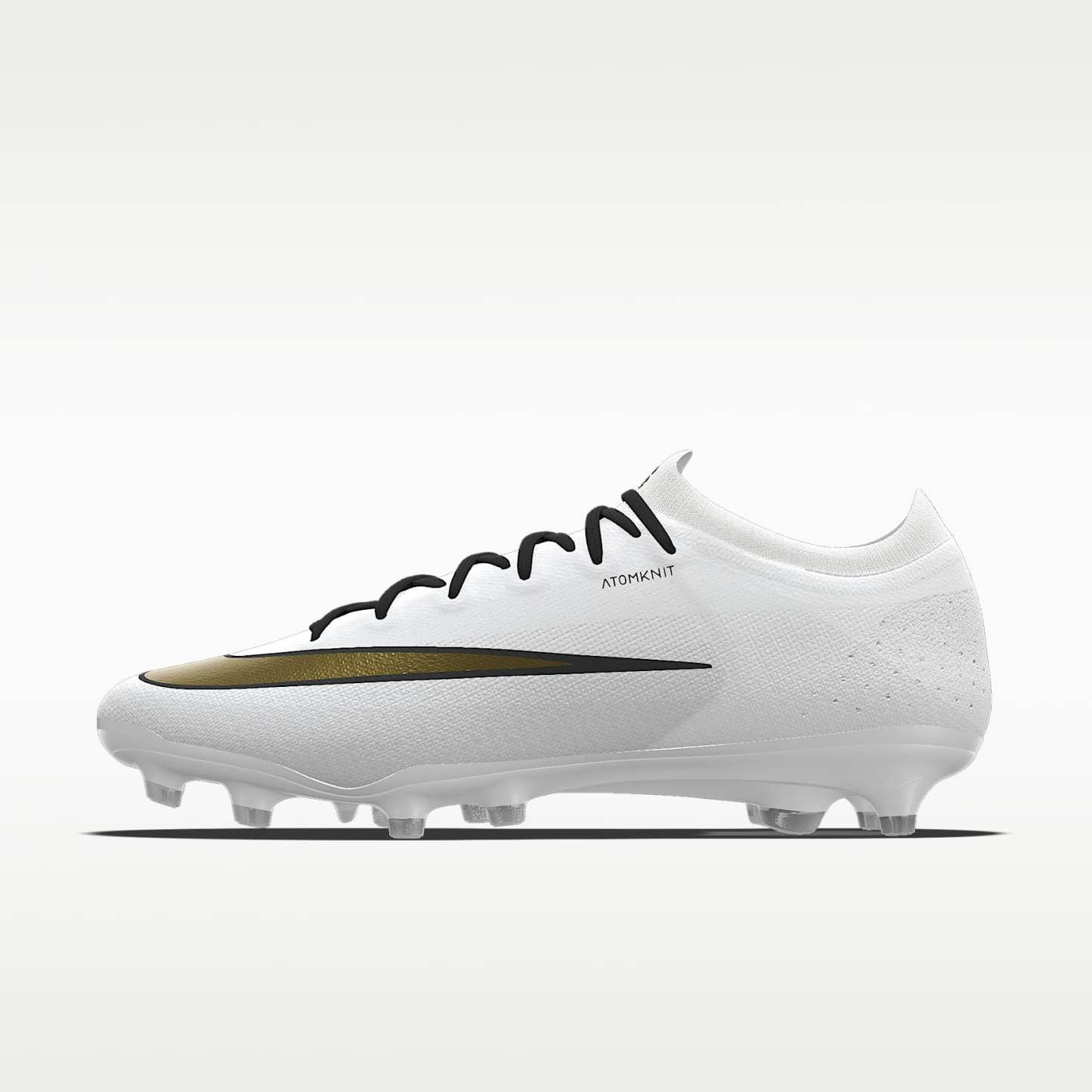 Nike Mercurial Vapor 17 Elite By You personalisierbarer Low-Top-Fußballschuh für Kunstrasen – Weiß/Weiß [3457357132]
