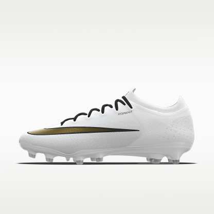 Nike Mercurial Vapor 17 Elite By You personalisierbarer Low-Top-Fußballschuh für Kunstrasen – Weiß/Weiß [3457357132]