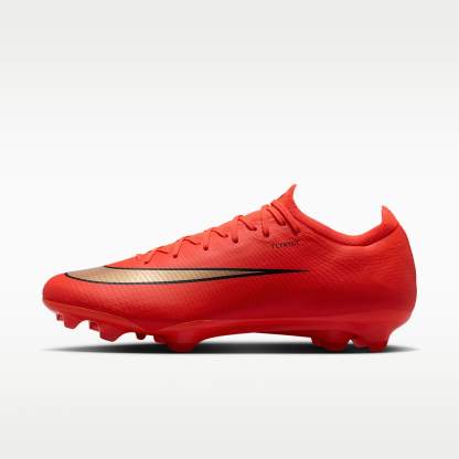 Nike Mercurial Vapor 17 Pro Low-Top-Fußballschuh für normalen Rasen – Bright Crimson/Blur
