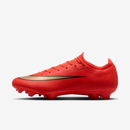 Nike Mercurial Vapor 17 Pro Low-Top-Fußballschuh für normalen Rasen – Bright Crimson/Blur