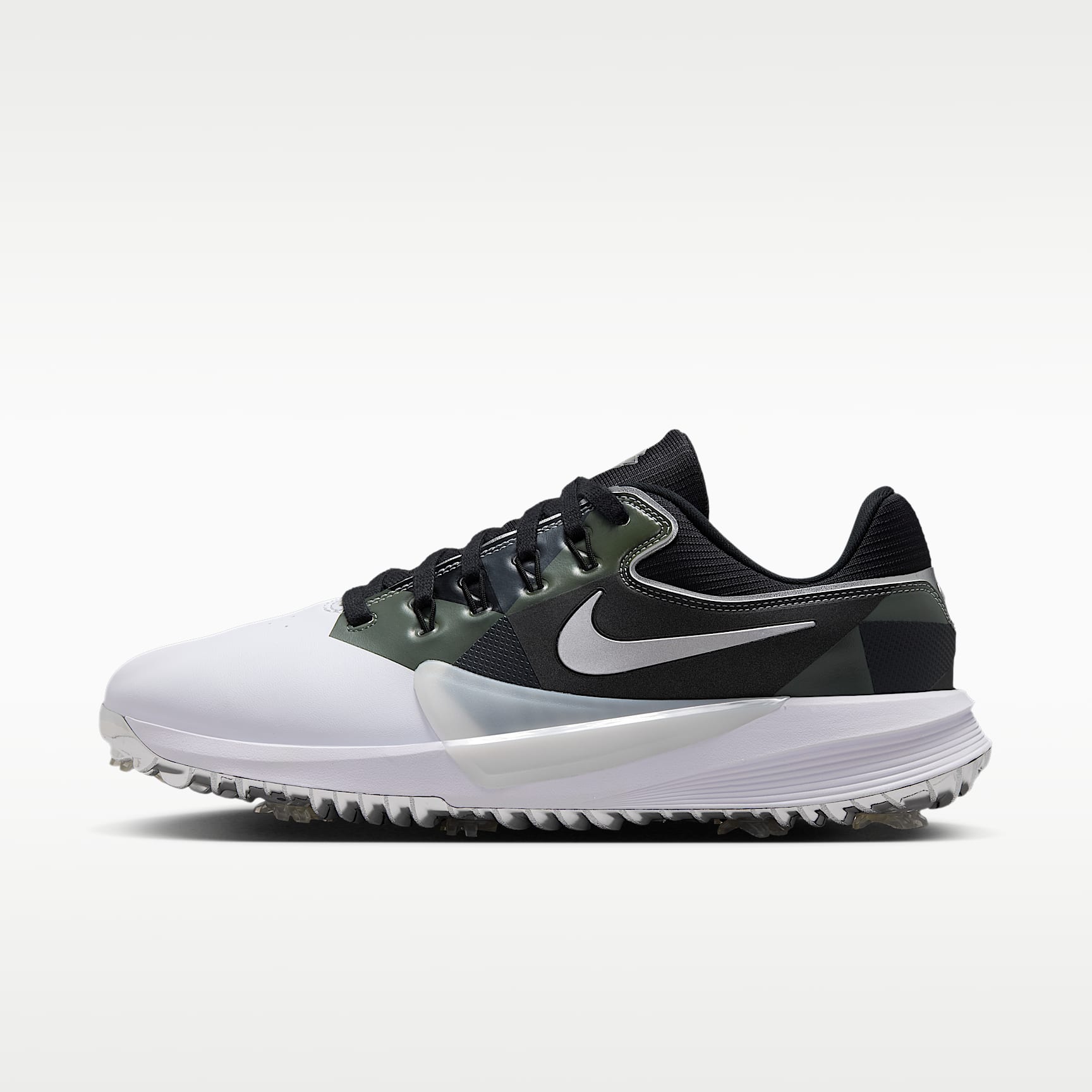 Nike Victory Pro 4 Golfschuh – Weiß/Metallic Silver/Fir/Schwarz