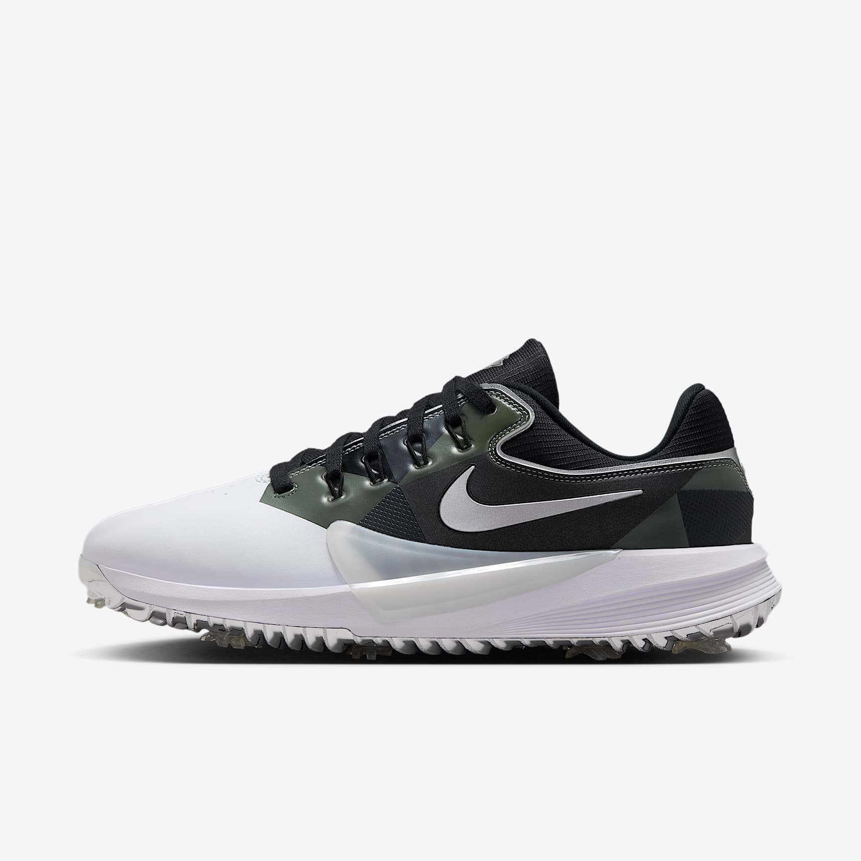Nike Victory Pro 4 Golfschuh – Weiß/Metallic Silver/Fir/Schwarz