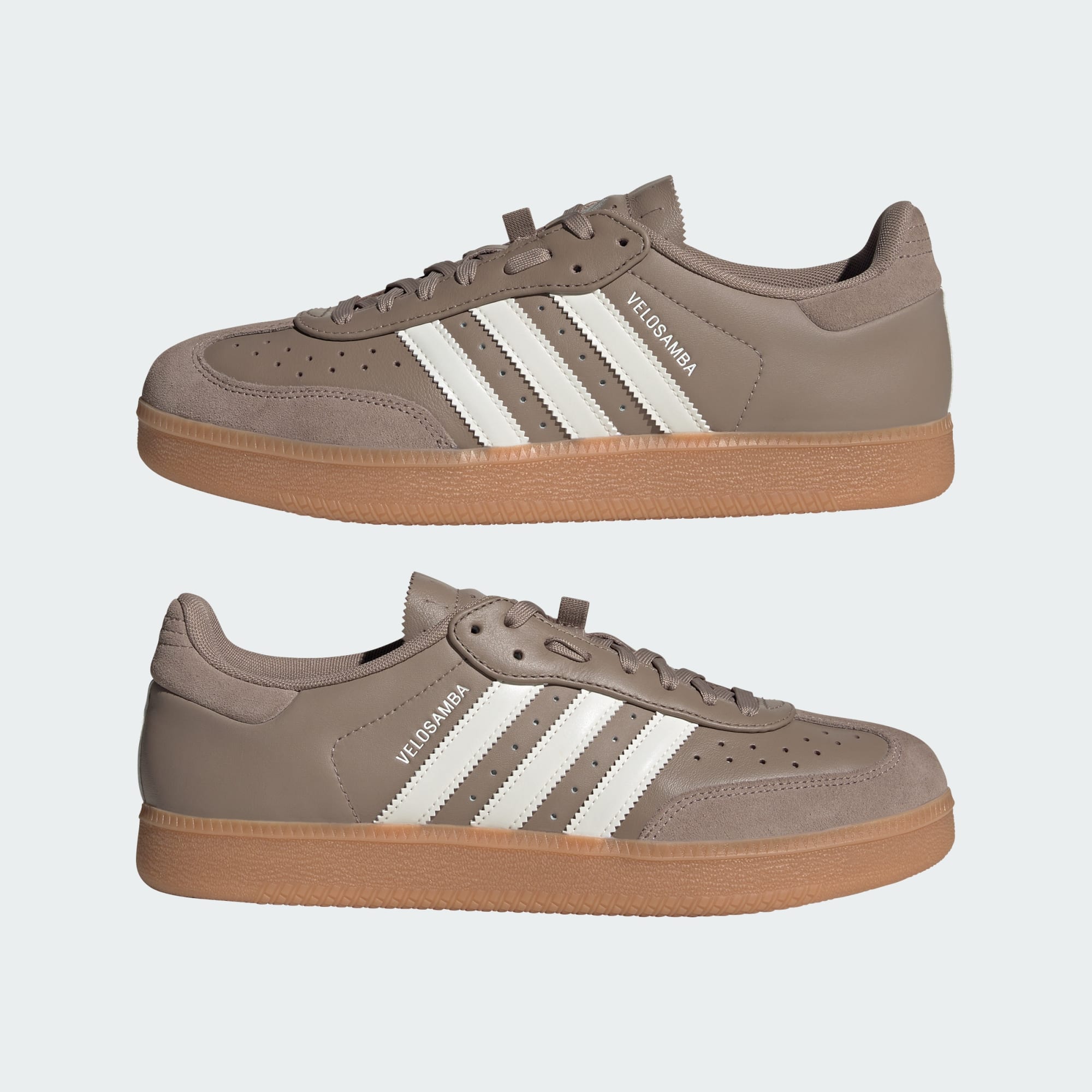 Velosamba Leather Fahrradschuh – Chalky Brown / Chalk White / Core Black – KH7280