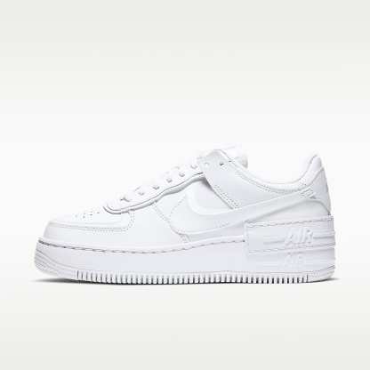 Nike Air Force 1 Shadow Damenschuhe – Weiß/Weiß/Weiß