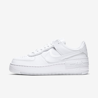 Nike Air Force 1 Shadow Damenschuhe – Weiß/Weiß/Weiß