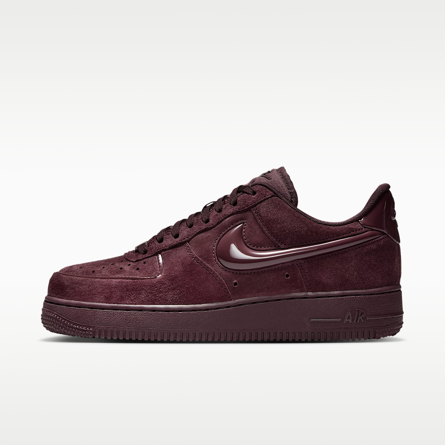 Nike Air Force 1 '07 Schuh (Damen) – Burgundy Crush/Schwarz/Burgundy Crush