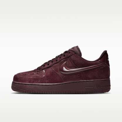 Nike Air Force 1 '07 Schuh (Damen) – Burgundy Crush/Schwarz/Burgundy Crush